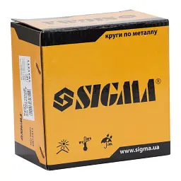 Круг зачистний Sigma по металу 125x6.0x22.2мм, 12200об/хв (1931311) - мініатюра 6