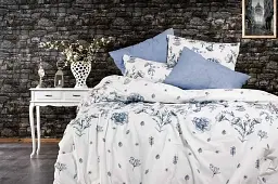Комплект постільної білизни з компаньйоном TAG Tekstil R-T9200 King Size (Євро maxi)