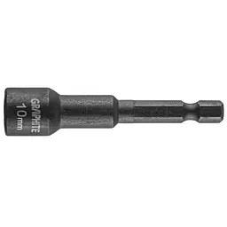 Торцева головка Graphite ударна з магнітом, 10 мм, сталь S2 (56H552)