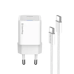 Мережевий зарядний пристрій White 30 Вт GaN ColorWay teh0028616 - мініатюра 4