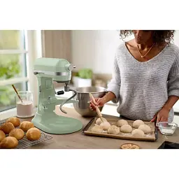 Кухонна машина KitchenAid Artisan 5,6 л 5KSM60SPXEPT з підйомною чашею фісташковий - мініатюра 4