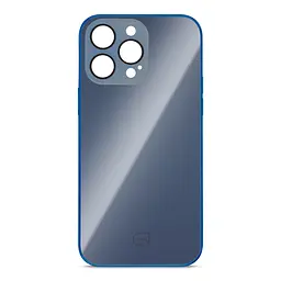 Чехол-накладка для Apple iPhone 14 Pro Max, Replica MagSafe, синий, противоударный защитный чехол с магнитным кольцом MagSafe, защита всего корпуса, TPU+PC, зеркальный, выступающий бортик вокруг экрана, ArmorStandart (ARM76209)