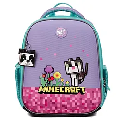 Рюкзак шкільний ортопедичний каркасний YES Minecraft Pinky H-100 - мініатюра 3