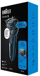 Електробритва Braun Series 5 51-B1000s Black/Blue - мініатюра 2