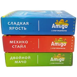 Набір презервативів Amigo 3 уп. х 1 шт. (ROZ6400211934) - мініатюра 2