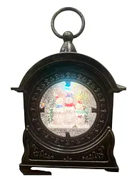 Новорічна настільна музична прикраса Годинник 26 x 17 см - мініатюра 4