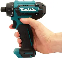 Шурупокрут акумуляторний Makita DF033DZ (30 Нм, 1/4", CXT, без акумуляторів та зарядного пристрою) - мініатюра 4