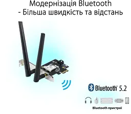 Wi-Fi адаптер ASUS PCE-AXE5400 - мініатюра 2