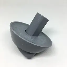 Ручка регулювання + лімб для плити Ardo A5540G6, A5640G6, C6640G6, A554VG6, загальна довжина 54 мм, сіра, 326158500 - мініатюра 4