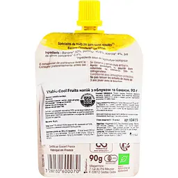 Органічне пюре Vitabio Cool Fruits з яблуком та бананом 90 г - мініатюра 2