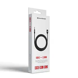 Кабель ArmorStandart USB Type-C Male to 3.5mm (mini-Jack) Male 1m Black (ARM76888) - мініатюра 3