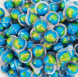 Жувальні цукерки Halloween 3D Earth Gummy Candy with Jam 200шт - мініатюра 2