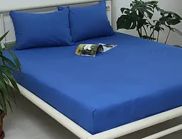 Простирадло на гумці + наволочки Princess Blue TAG tekstil 160х200х20 см pbe0040932 - мініатюра 1