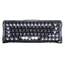 Клавіатура GravaStar Mercury V60 Pro 60 keys UFO Magnetic Gaming 8K USB-A RGB Crystal Rose (GSV60PRO_CF_BLK)