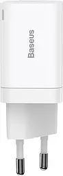 Зарядний пристрій Baseus Super Si Pro Quick Charger C+U 30W EU white (CCSUPP-E02) - мініатюра 3