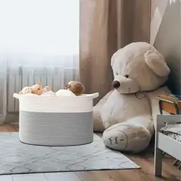 Корзина Органайзер Lovely Svi для зберігання білизни та іграшок 55×35 см сірий (10032024) - мініатюра 2
