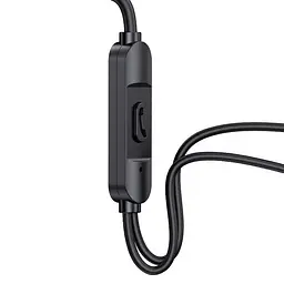 Дротова гарнітура Usams In-Ear Earphone US-SJ594 EP-47, 3.5mm, 1.2m, black - мініатюра 4