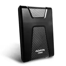 Зовнішній жорсткий диск Adata портативний DashDrive Durable HD650 2TB AHD650-2TU31-CBK чорний - мініатюра 3