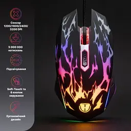 Мишка Hölmer USB Black (M-01GS) - мініатюра 2