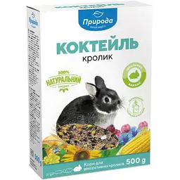 Уцінка. Корм для гризунів Природа Коктейль Кролик 500 г (PR740044) - мініатюра 1