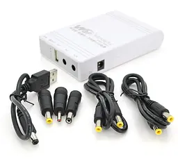 UPS ДБЖ безперебійне живлення для роутера, термінала GPON/EPON WGP 5V/9V/12V 10400mAh - мініатюра 1