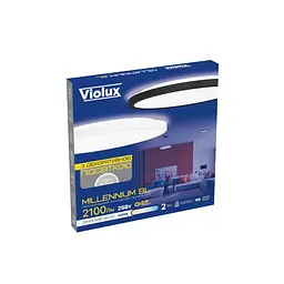 Світильник LED Violux ДББ MILLENNIUM BL 38W 4200K IP20 круг чорний ( 361238 ) - мініатюра 4