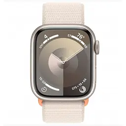 Смарт годинник Apple Watch Series 9 GPS 41mm Starlight Aluminum Case w. Starlight S. Loop (MR8V3) - мініатюра 2