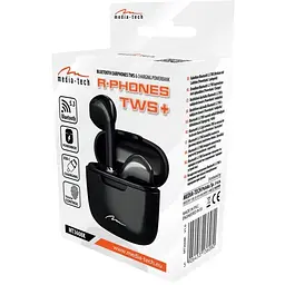 Навушники TWS Media-Tech R-PHONES BT 5.3 Black (MT3608K)