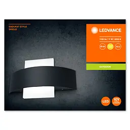 LEDVANCE Cвітильник LED 11Вт 3000К 410Лм фасадний ENDURA STYLE SHIELD чорний - мініатюра 3