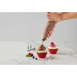 Мішок кондитерський Lekue Reusable Flexible Lids з 3 насадками (883729) - мініатюра 8
