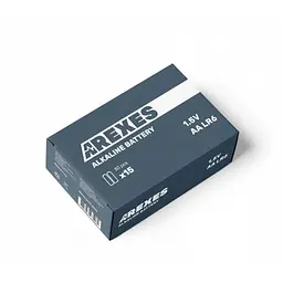 Батарейки алкалінові пальчикові 60 штук в упаковці Arexes LR6/AA 1.5v - мініатюра 3