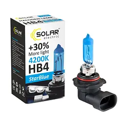 Галогенова лампа Solar HB4 12V 55W P22d StarBlue 4200K(1226)
