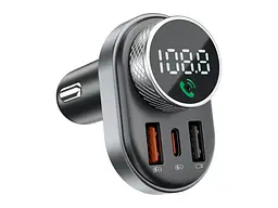 FM-трансмітер Proove Launcher Sound Link 30W (PD+QC3.0) Type-C+USB (FMSL30110001)