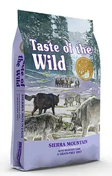 Сухий корм для собак всіх порід Taste of the Wild Sierra Mountain Canine із ягням 5.6 кг (9752-HT77)