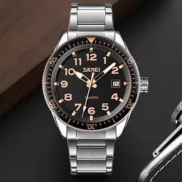 Наручний годинник чоловічий 9232SRGBK Rose Gold-Black Skmei acs0029855 - мініатюра 4