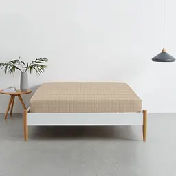 Набір простирадло на резинці Cosas Beige Geometry 60х120х12 см (SetSheet_Brick_CellAshbeige_120x60) - мініатюра 4