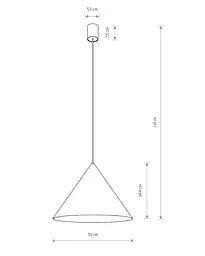 Люстра Nowodvorski 11483 Zenith L GU10 1x20W IP20 Теракотова - мініатюра 9