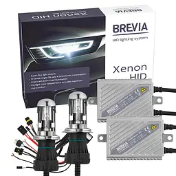 Комплект біксенону Brevia Н4 bi-xenon 4300К + Super Slim Canbus(15443)