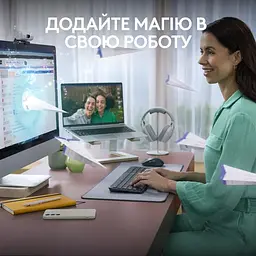 Клавiатура бездротова Logitech Signature Slim K950 US Graphite USB (920-012465) - мініатюра 2