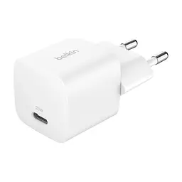 Зарядний пристрій Belkin USB-C PD25W PPS white (WCA012KQWH)
