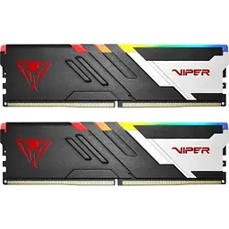 Модуль пам'яті для комп'ютера DDR5 64GB (2x32GB) 6000 MHz Viper Venom RGB Patriot (PVVR564G600C36K)