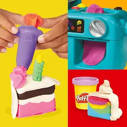 Набір для творчості Hasbro з масою для ліплення Play-Doh Super Slice Cake (G0497) - мініатюра 7