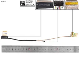Шлейф матриці для Asus S530F S530U X530F X530U series, (eDP 30pin, DD0XKJLC011, 14005-02670200)
