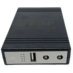 Джерело безперебійного живлення для роутера Mini UPS WGP чорний 10400 mAh 2xDC 12V-1A 9V-1A 1хUSB 5V
