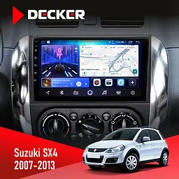 Штатна магнітола Suzuki SX4 2007-2013 Decker D9-006 4x64, 4G Decker (НФ-00003859)
