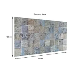 Декоративна панель Sticker Wall ПВХ 960х480х4мм SW-00002480 - мініатюра 3