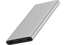 Портативна батарея XiaomiPowerbank 3 10000 mAh Silver (PLM12ZM) (VXN4251CN) (USB+Type-C) - мініатюра 2