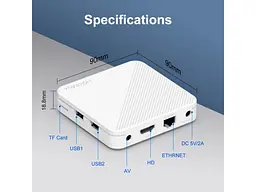 Стаціонарний медіаплеєр H96 MAX H313 2/16GB - мініатюра 11