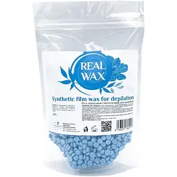 Віск для депіляції Bella Donna Real Wax блакитний плівковий синтетичний в гранулах 200 г
