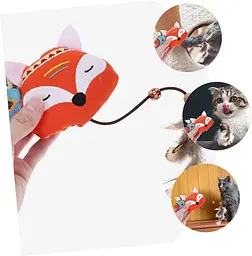 М'яка іграшка для котів EcoToys Лиса з котячою м'ятою 10x7.5 см - мініатюра 8
